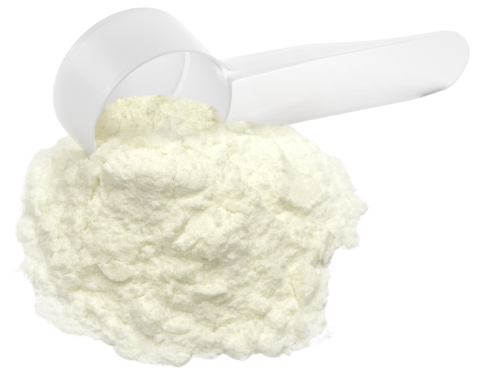 the powder, slumbero colostrum, shown as scoop and pile